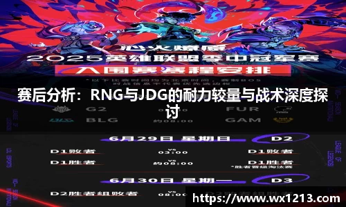 赛后分析:RNG与JDG的耐力较量与战术深度探讨