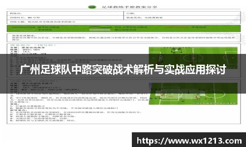 广州足球队中路突破战术解析与实战应用探讨