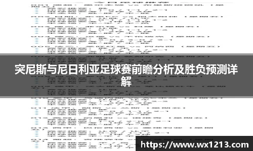 突尼斯与尼日利亚足球赛前瞻分析及胜负预测详解